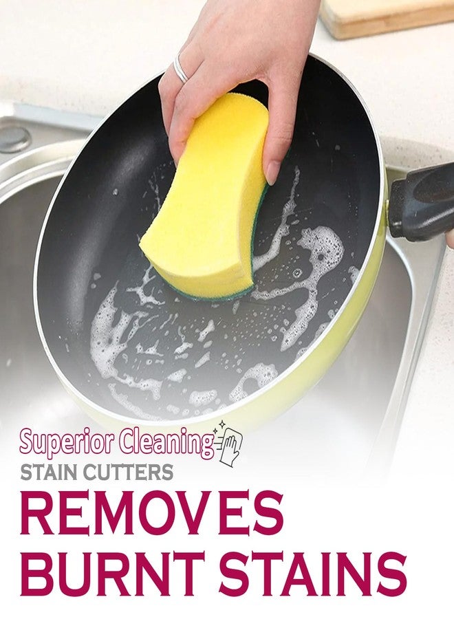 York Scouring Scrubby Non-Scratching Sponge - Pack of 6, Gentle and Effective Cleaning Sponges for Kitchen, Non-Stick Cookware, Glassware, and Household Surfaces - Image 5